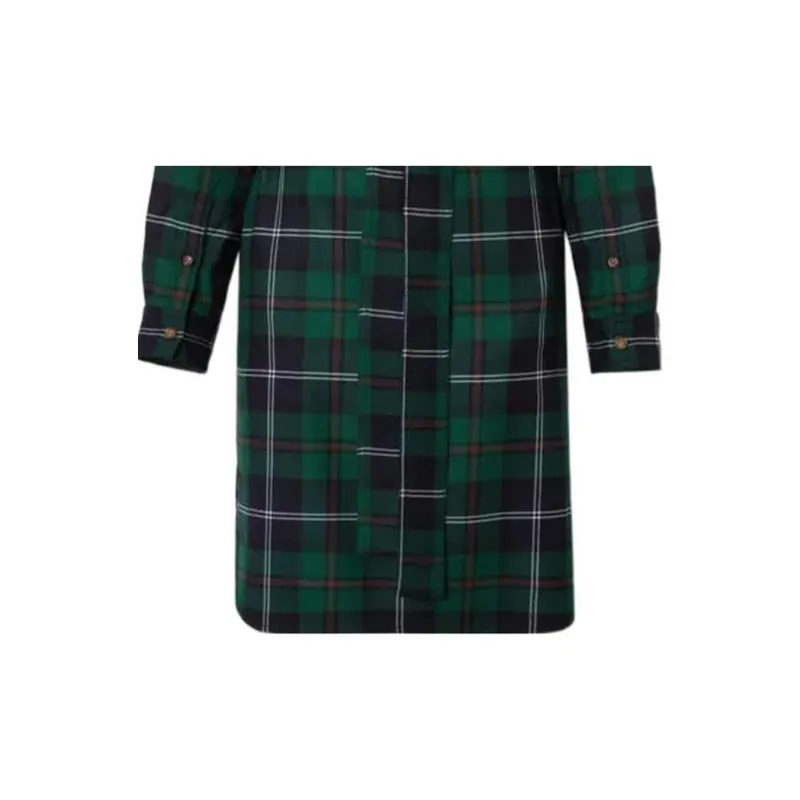 Burberry FW22 Long Sleeved Dresses Women's Green-2