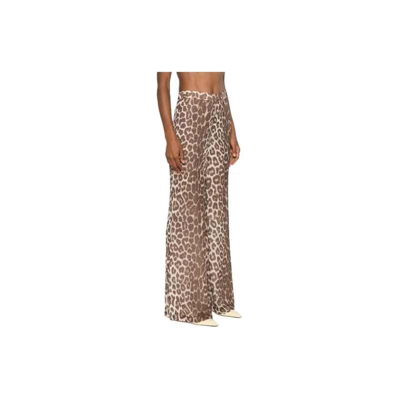 Zimmermann Leopard Printed Flared Trousers-3