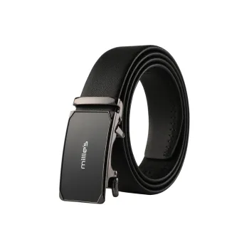 MILLIE'S Cow Split Leather Belts Men's Width 3.5cm
