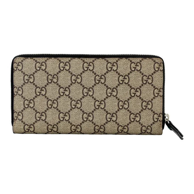 GUCCI Canvas Wallet Men's Ebony/Black-3
