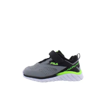 FILA KIDS Galaxia 3 Durable Breathable Low Top Running Shoes Gray Green Kids'