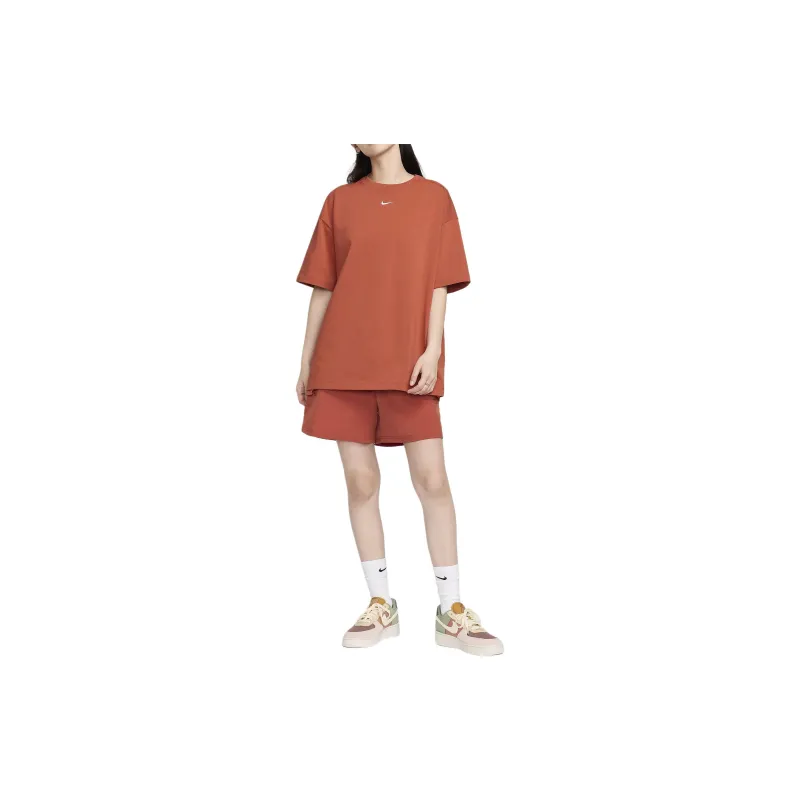 Nike Sportswear Essentials Series T Shirt Women's Burnt Sunrise Glow-2
