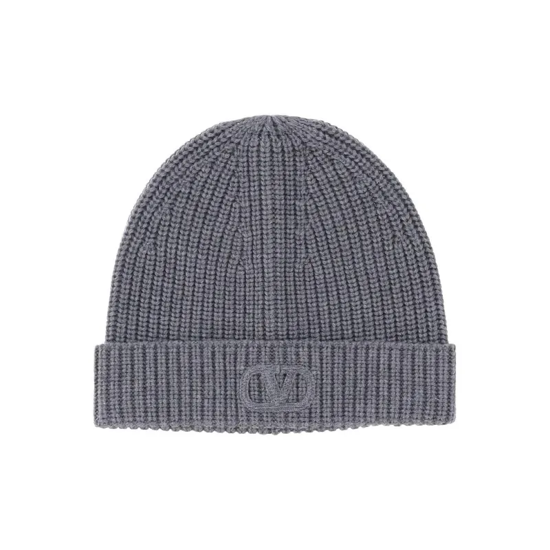 Valentino VLogo Signature Knitted Beanie-0