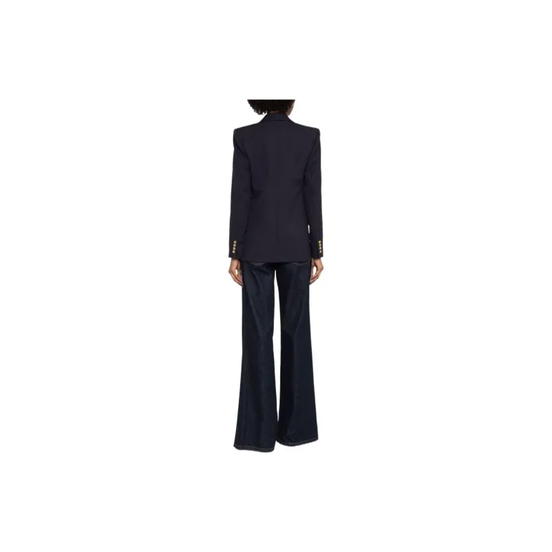 SAINT LAURENT Single breasted Wool Blazer-2