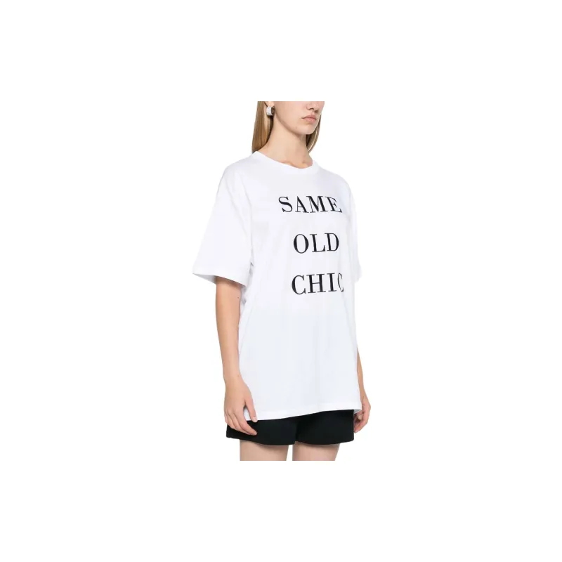 MOSCHINO Slogan print Zip up T shirt-3