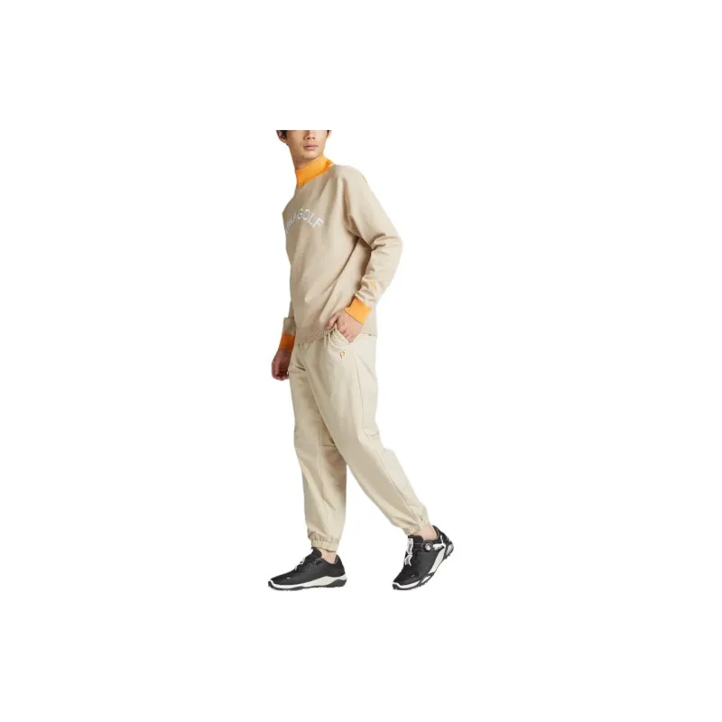 PUMA GAOERFU Casual Pants Men's Snowflake Gypsum-4