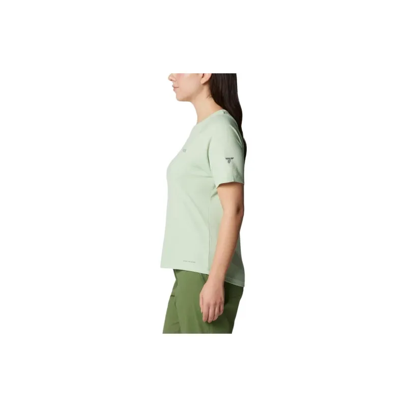 Columbia Summit Valley Raglan Sleeve T Shirt Women's Green-2