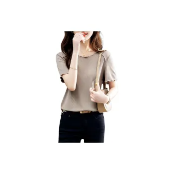XWI T Shirt Women's Milk Coffee