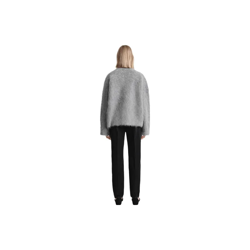 Toteme V-neck Alpaca Wool-blend Cardigan-1