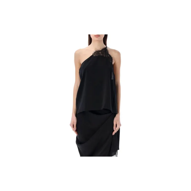 JW Anderson One-Shoulder Lace Trimmed Top-1