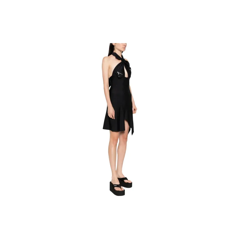 COPERNI Racing Halterneck Mini Dress-2