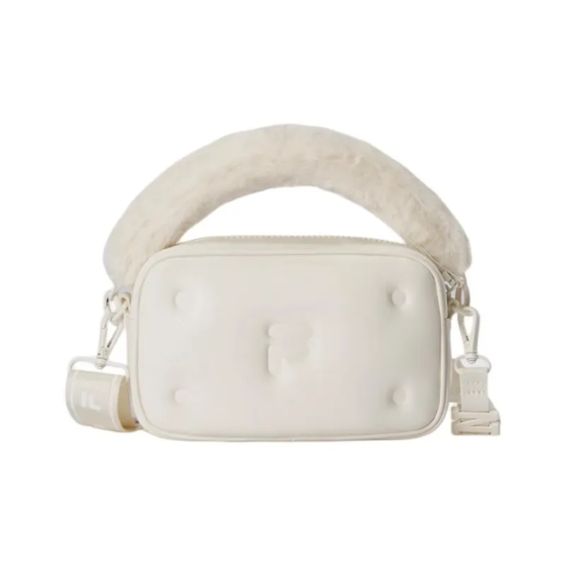 FILA FUSION PU Shoulder Bag Crossbody Bag Handbag Extra Small Unisex Snow-0