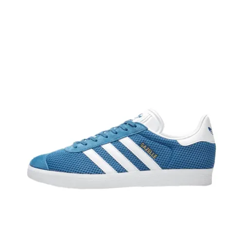 Adidas Originals Gazelle Skateboard Shoes Men Low-Top Blue/White