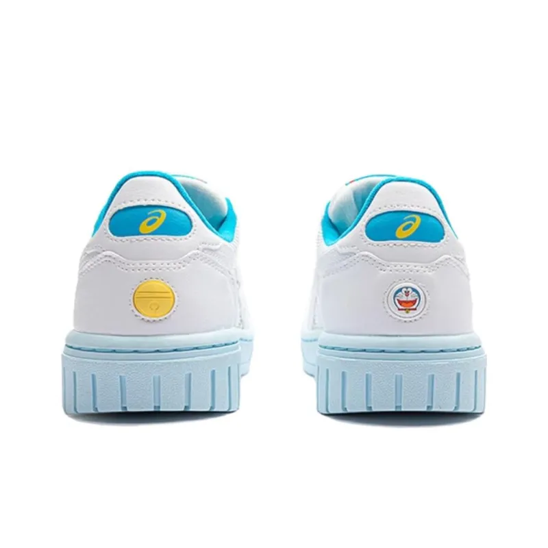 Doraemon x Asics Court MZ Low-Top Kids' Skateboarding Shoes White Blue Teenagers-3