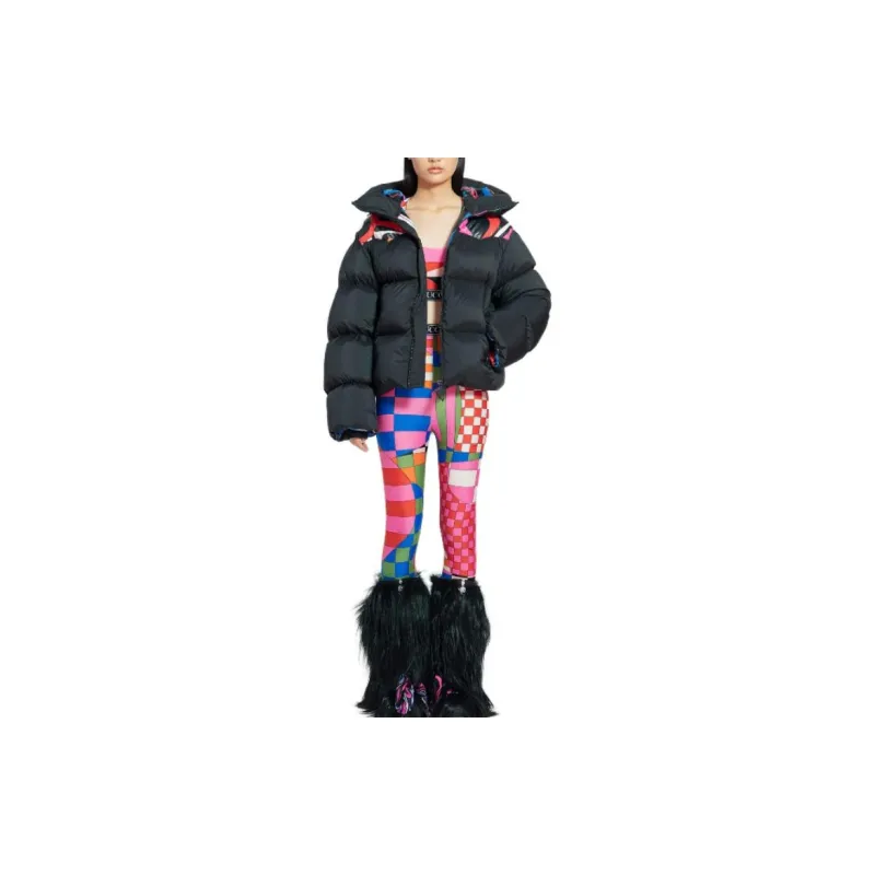 EMILIO PUCCI Onde Panelled Zipped Hooded Puffer Jacket-2