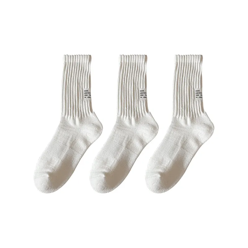 BKCXZICE Mid Calf Socks Unisex 3 Pack-0
