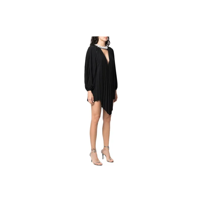 Alexandre Vauthier Long-Sleeved Dresses Women's Black-3