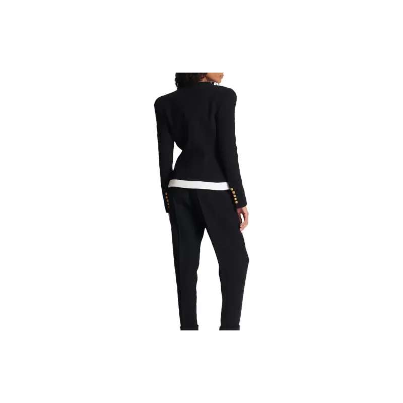 BALMAIN Two tone Crepe Blazer-2