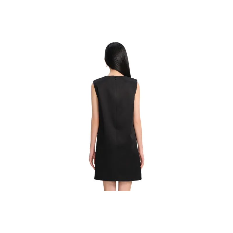 Blood Glitter Sleeveless Dress Women's Black-3