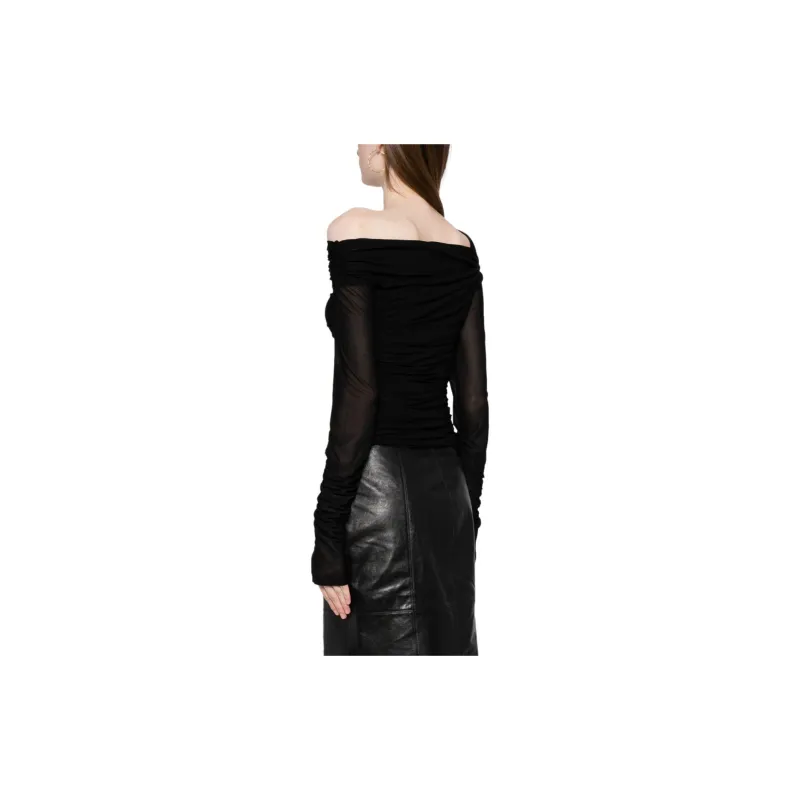 Helmut Lang Drop Shoulder Sleeve T Shirt Women's Black-2