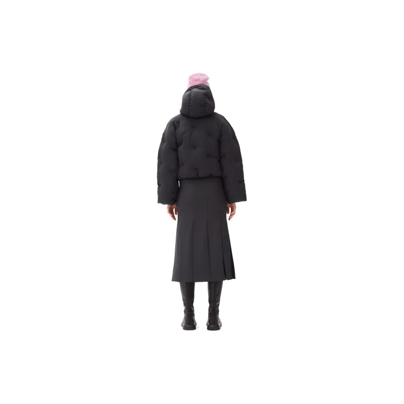 GANNI Short Tech Puffer Jacket-2