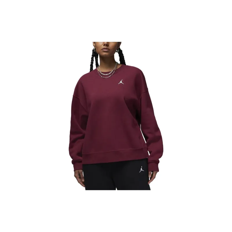 JORDAN Brooklyn 'Cherrywood Red*/White' Sweatshirt-1