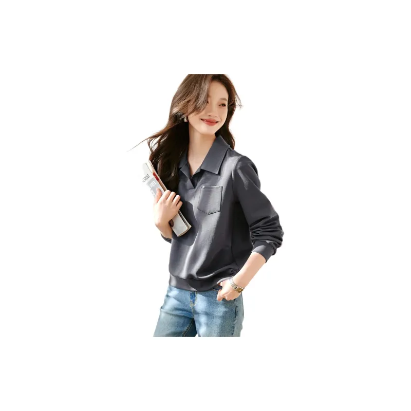 Mo Han Yi Mei Sweatshirt Women's Dark Gray-1