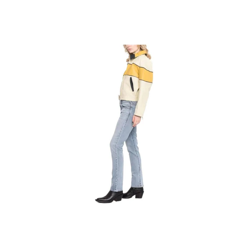 DIESEL Jackets Women's Yellow-3