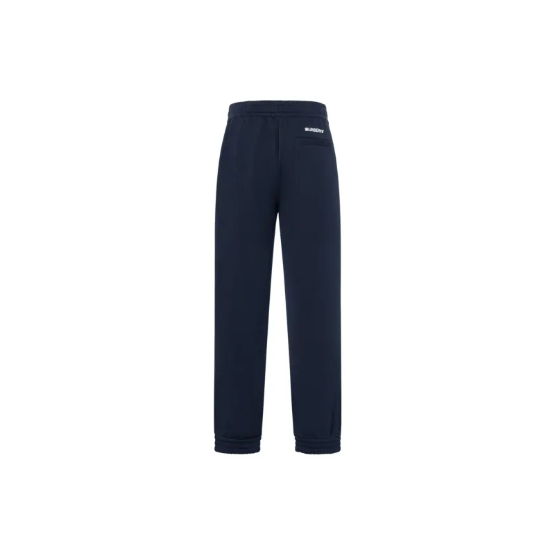 Burberry FW22 Knitted Sports Pants Men's Marine Blue-1