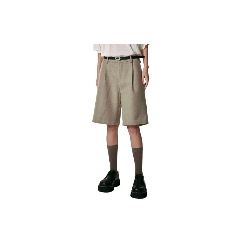 KIKAT Casual Shorts Women's Khaki-2
