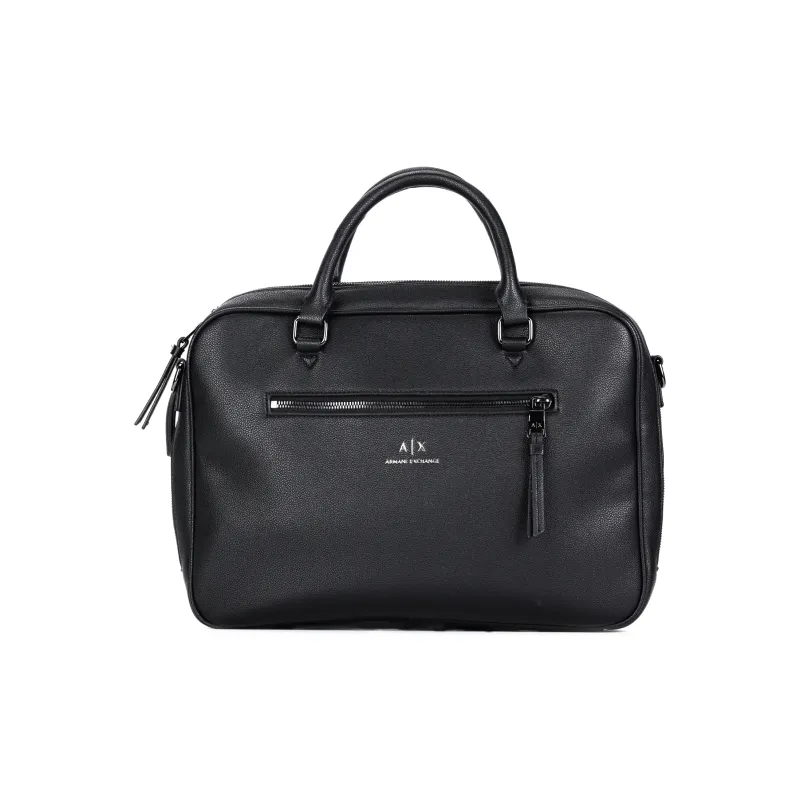 ARMANI EXCHANGEAE Polyester Shoulder Bag, Crossbody Bag, Handbag, Briefcase Men's Black-0