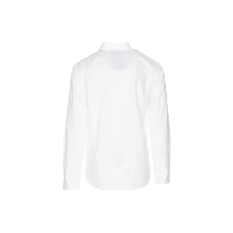 VERSACE JEANS COUTURE Logo Embroidered Button Up Shirt-1
