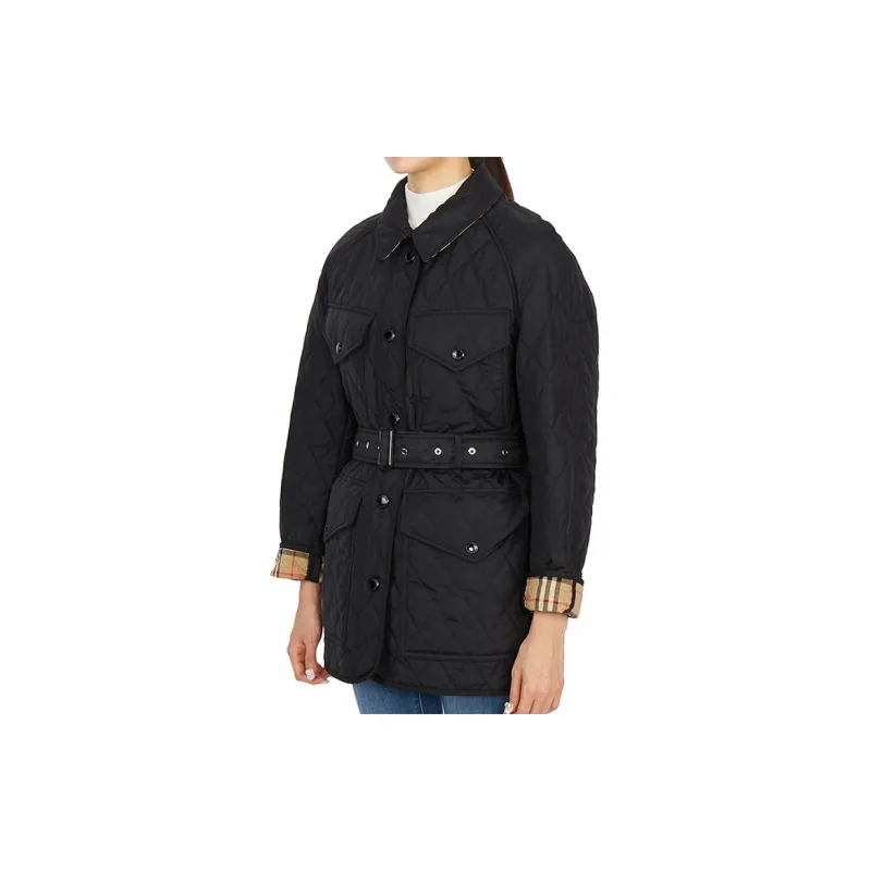 Burberry Puffer Jacket Women's Black-5