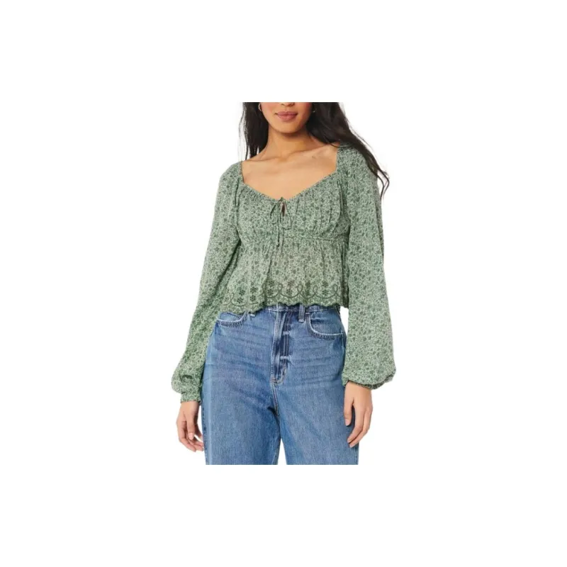 Hollister Shirt Women's Mint Green-1