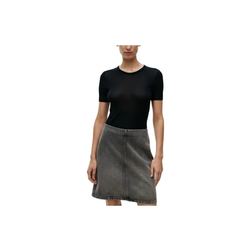 ARKET Denim Short Skirts Women's Washed Gray-2