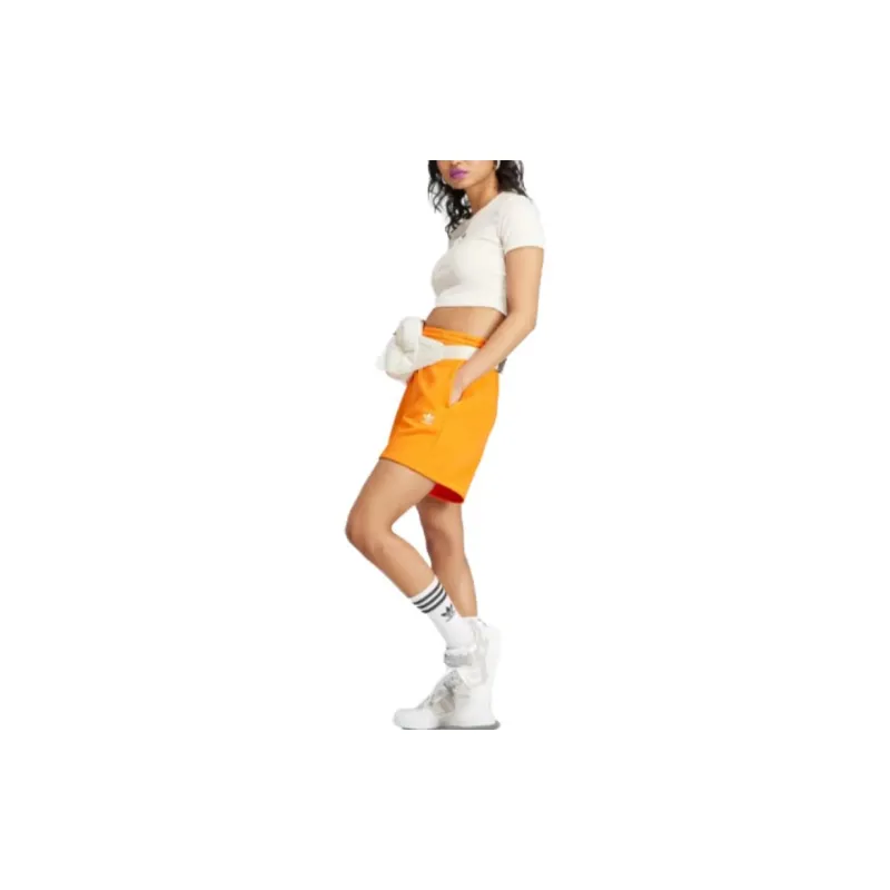 Adidas Essential Casual Shorts Women's Orange-3