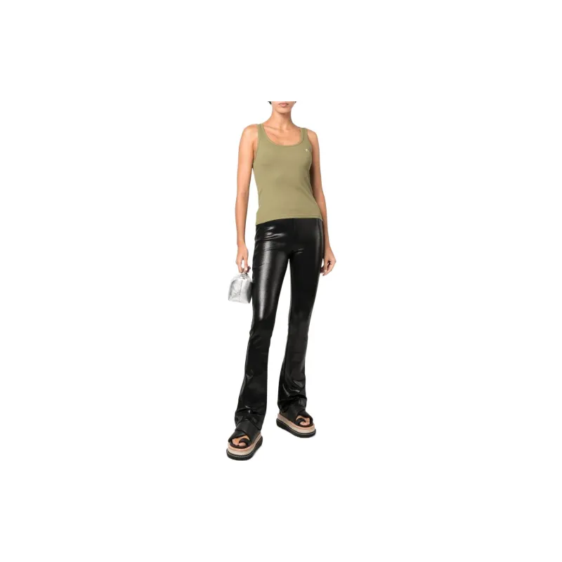 Marine Serre Tank Tops Women's Green-1