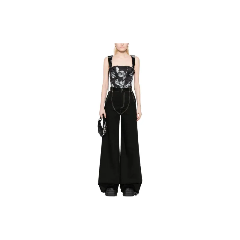 NATASHA ZINKO Floral print Corset Top-1