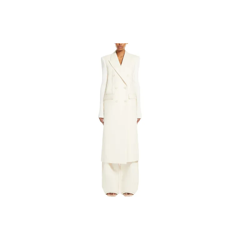 SportMax Coats Women's Ecru-1