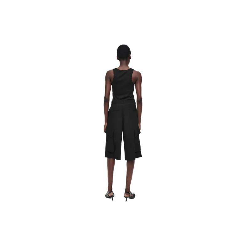 COS SS24 Casual Shorts Women's Black-3