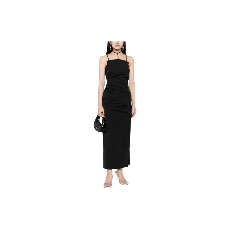 RACHEL GILBERT Prescott Multi-strap Fitted Dress-1