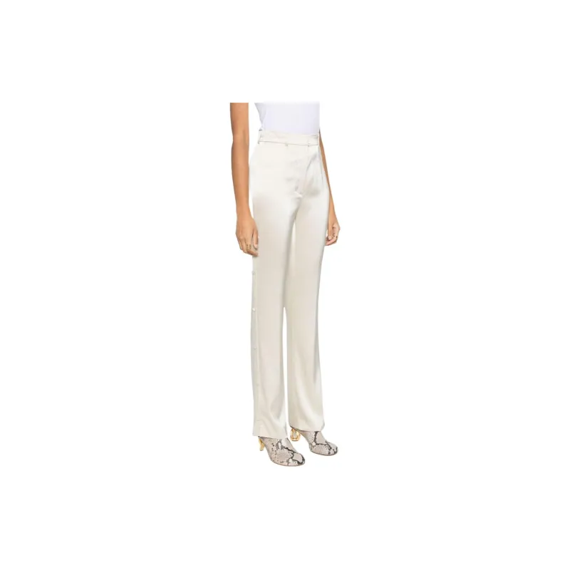 NANUSHKA Felina Side button Satin Pants-3