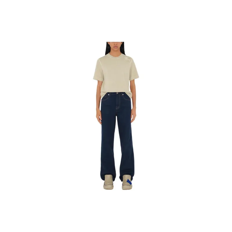 Burberry Logo Patch Crewneck T-Shirt-3