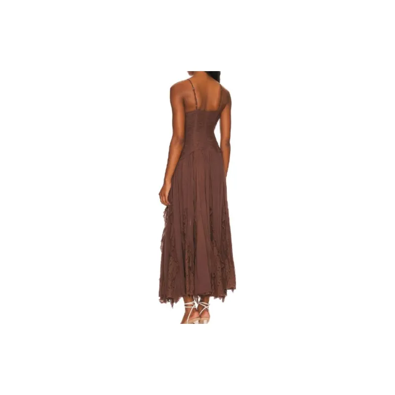 FREE PEOPLE Sleeveless Dresses Women's Chocolate-2