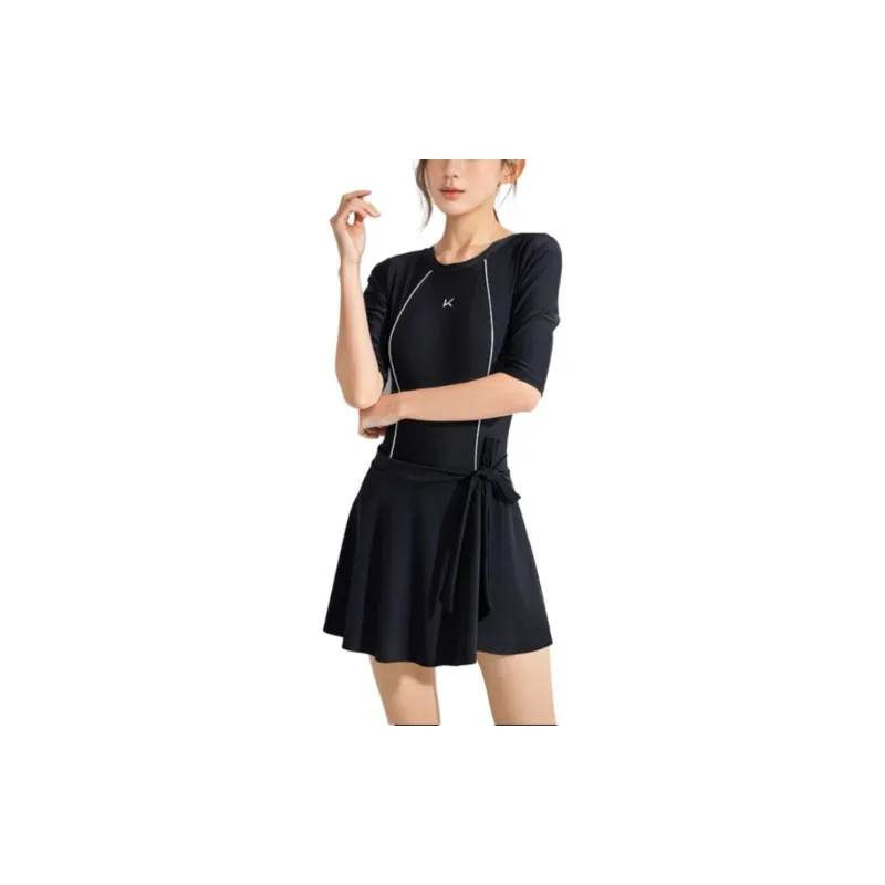 Keep One piece Swimsuit Women's Elegant Black-1
