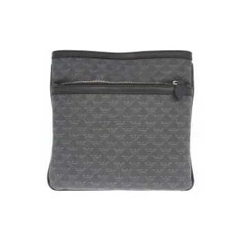 EMPORIO ARMANI PVC Shoulder Bag Crossbody Bag Regular Men's Gray