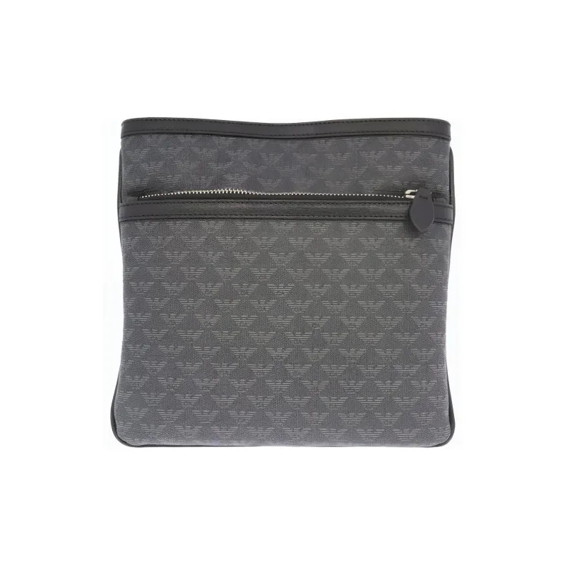 EMPORIO ARMANI PVC Shoulder Bag Crossbody Bag Regular Men's Gray-0