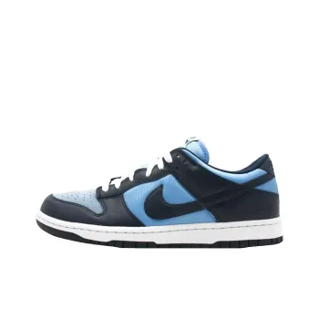 Nike Dunk Anti Slip Wear Resistant Low Top Skateboard Shoes Men's White Blue