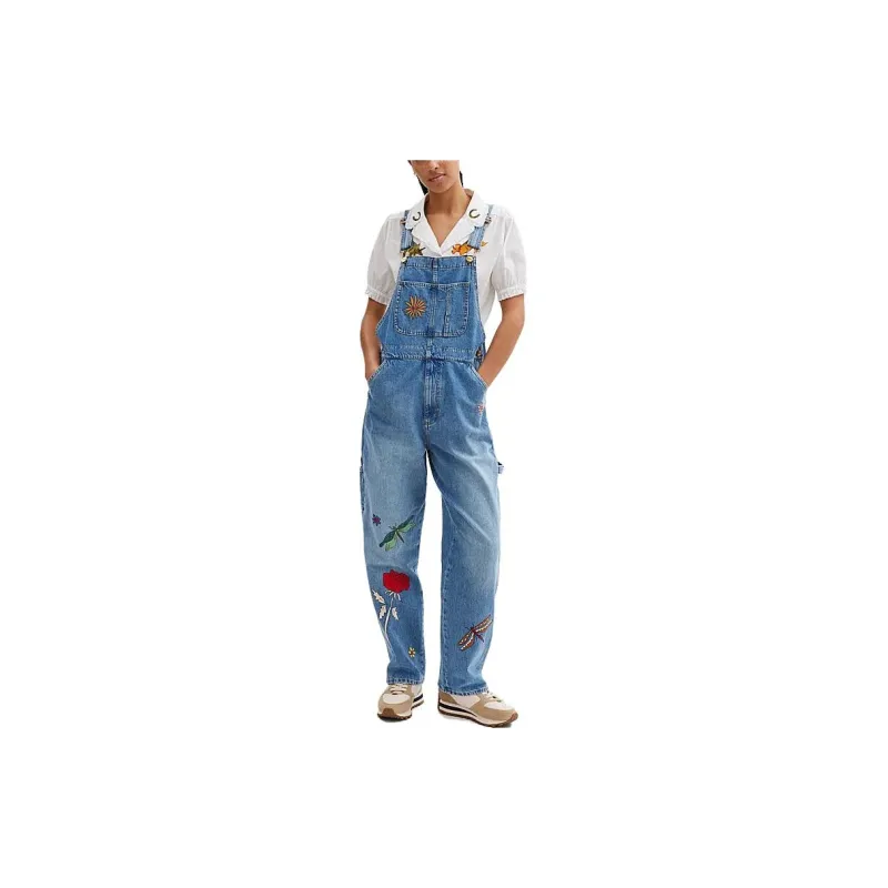 COACH Observed By Us Overalls Women's Denim Blue-2