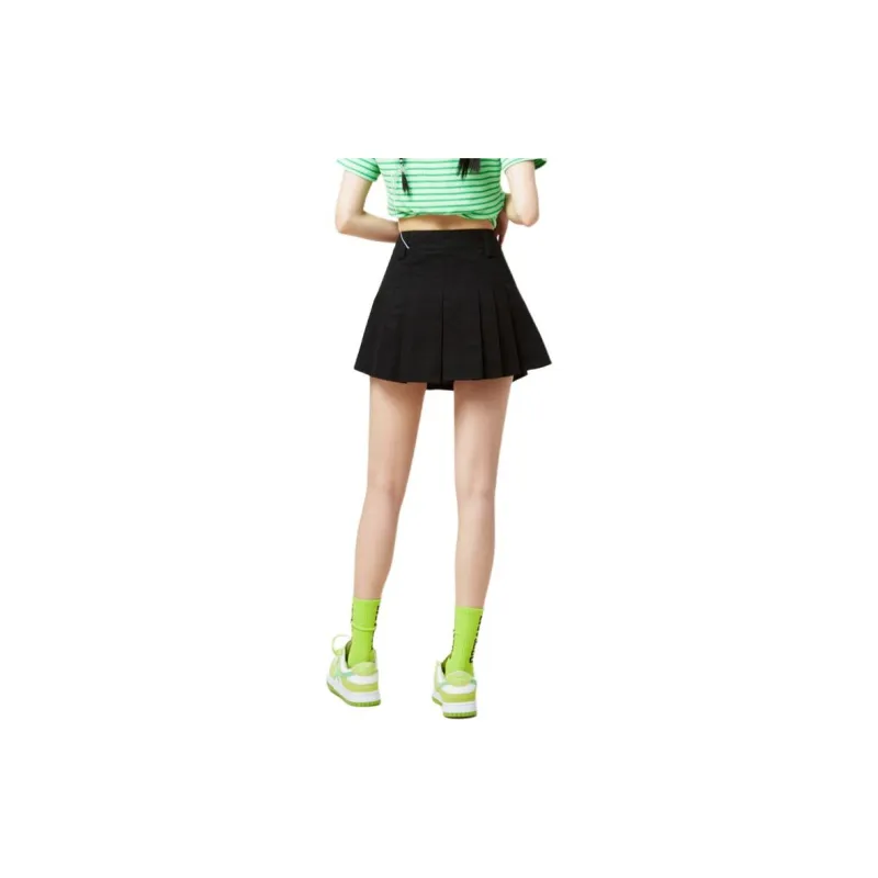 LALABOBO Casual Short Skirts Women's Black-4